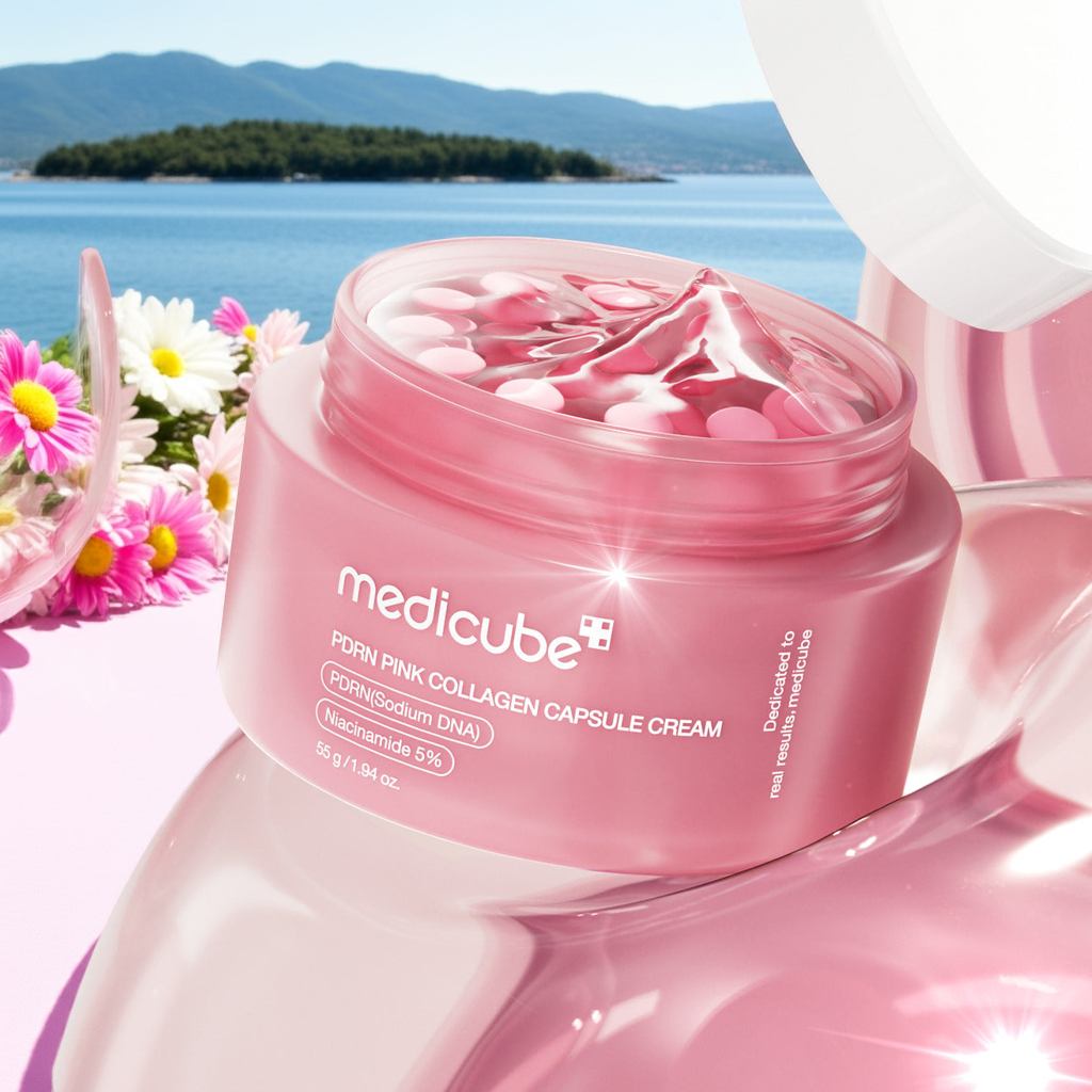 Crema de colágeno rosa medicube PDRN (55 ml)